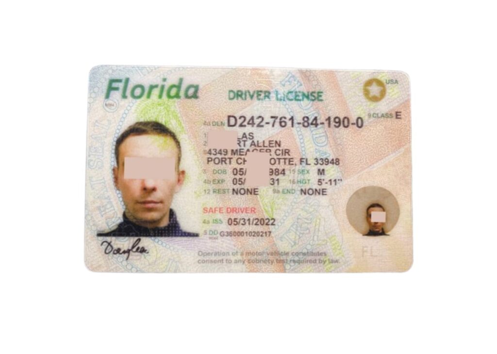 Florida Fake Driver License  