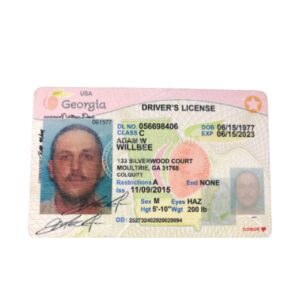 Georgia Fake Driver License