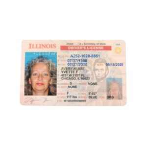 Illinois Fake Driver License