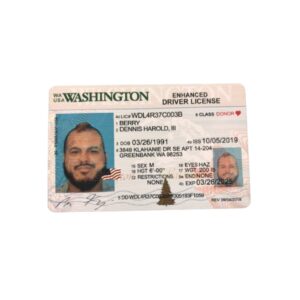Washington Fake Driver License