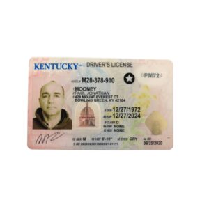 Kentucky Fake Driver License