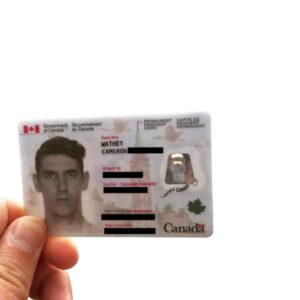 Canada permanent resident card