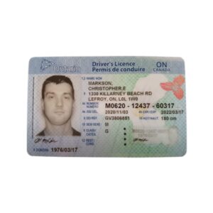 Ontario Fake Driver License