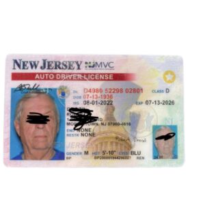 New Jersey Fake Driver license
