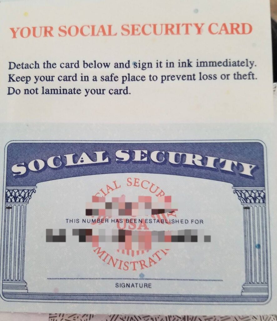buy a fake SSN card