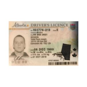 Alberta Fake Driver's License