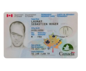Canada permanent resident card application