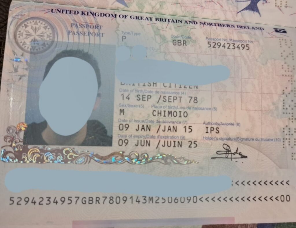 Fake British Passport for sale