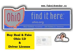 Fake Ohio Driver License