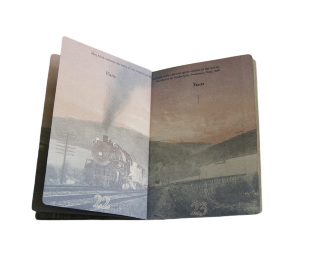 What does a fake us passport look like