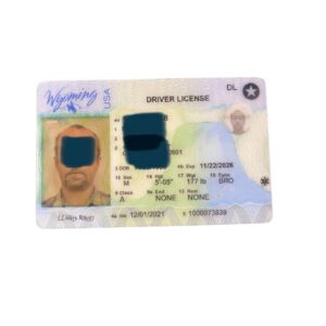 Wyoming Fake Driver License