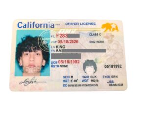 fake driver license California