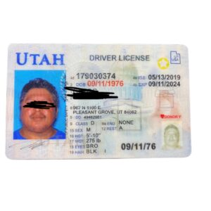 Utah Fake Driver License