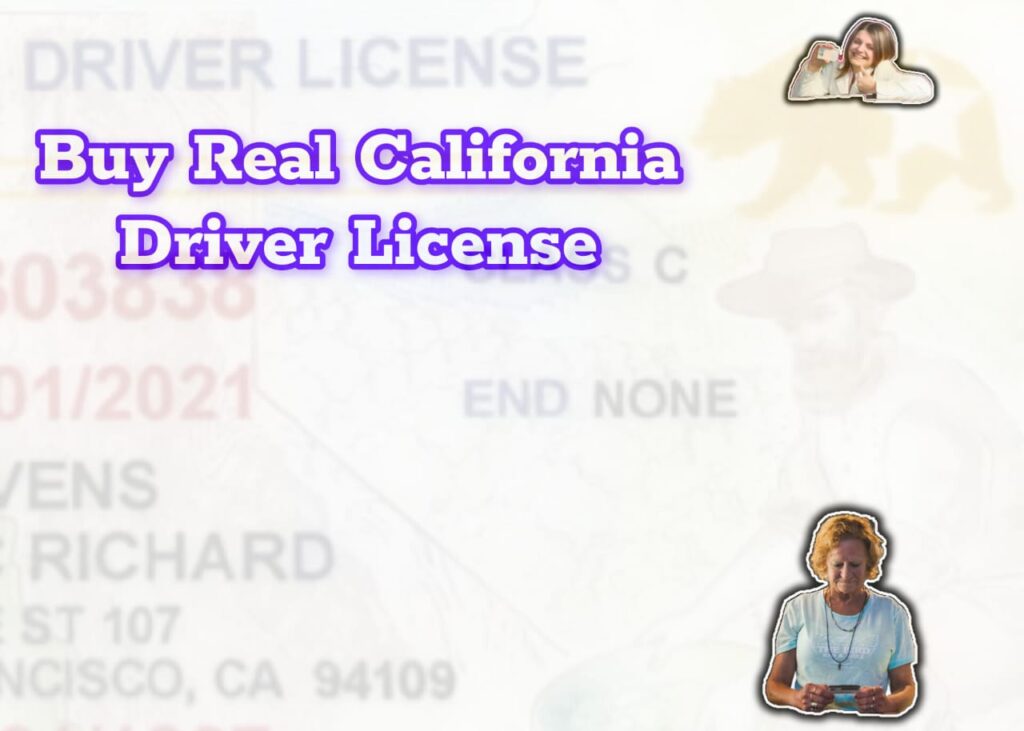California Fake Driver License