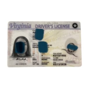 Fake Virginia Drivers License