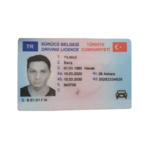 turkish fake driving license