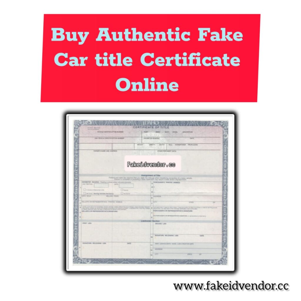 spotting and fixing errors in fake car title certificates