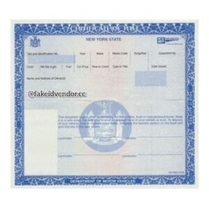 buy authentic fake motorcycle title certificate