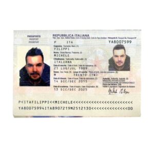 Fake Italy Passport