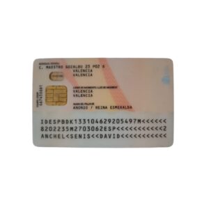 Fake Spanish id Card