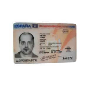 Fake Spanish id Card