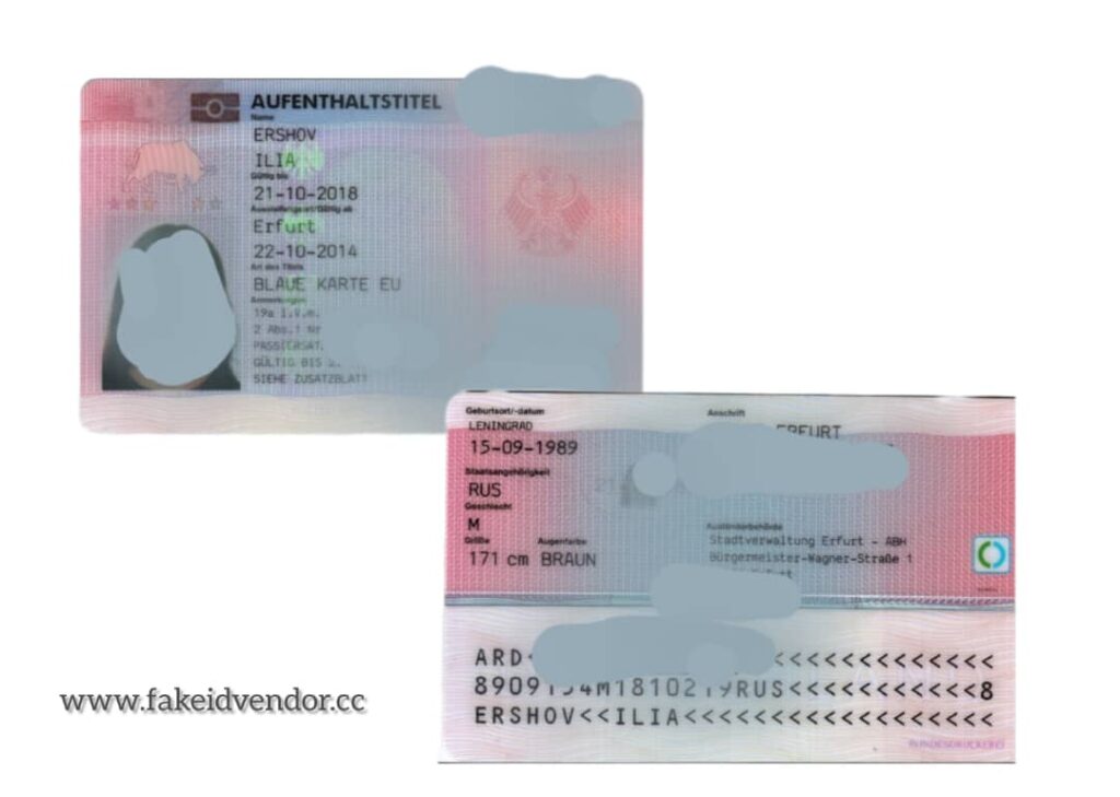 Fake German Residence Permit
