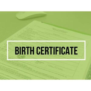 Fake US Birth Certificate