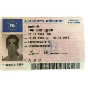Fake Finland Driving License