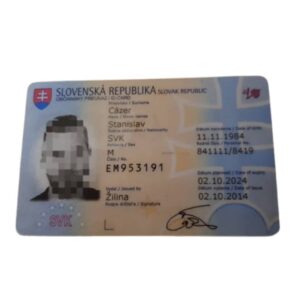 Fake Slovakia ID Card